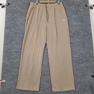 Alo Yoga Pant Men XL Accolade Straight Leg Sweatpant Beige Casual Lounge Trave